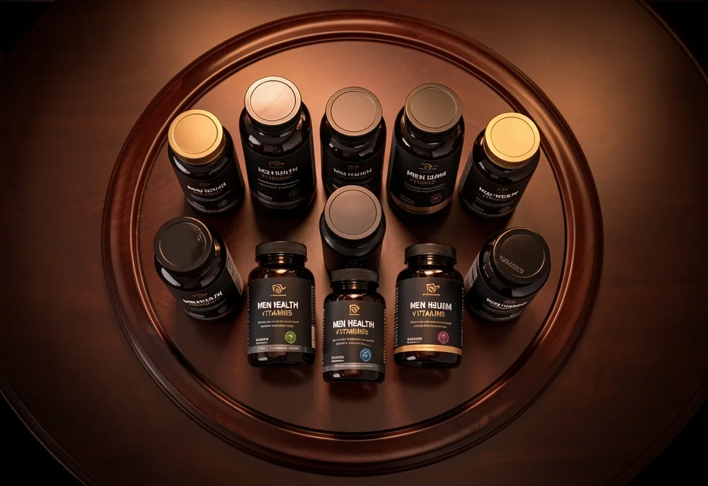 VitaMan premium men's wellness vitamin packaging